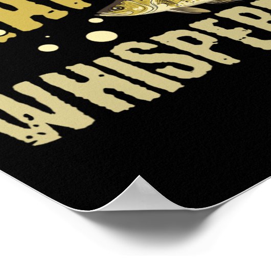 Grappige  Crappie Whisperer Gevist Poster (Hoek)