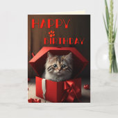 Grappige Crazy Cat Lady Verjaardag Kaart (Voorkant)