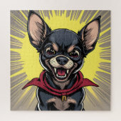 Grappige Crazy Chihuahua Legpuzzel (Verticaal)