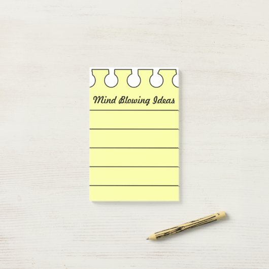 Grappige Creatieve Ideeën Persoonlijk Post-it® Notes (Op bureau)
