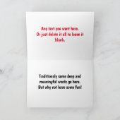 Grappige Creëer Uw eigen Humor Gemakkelijk te bewe Kaart (Binnen)