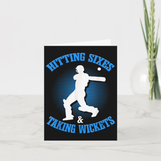 Grappige Cricket Kaart (Voorkant)