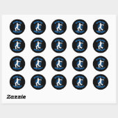 Grappige Cricket  Ronde Sticker (Vel)