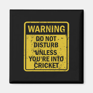 Grappige Cricket Sport Thema Verjaardagsfeestje Cr Magneet