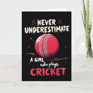 Grappige Cricketer Grap Grappige Cricketspeler Kaart