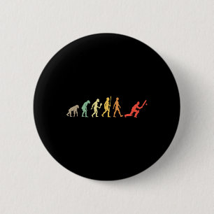 Grappige Cricketevolutie Cadeau Vintage Cricketspe Ronde Button 5,7 Cm