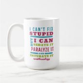 Grappige CRNA / anesthesioloog kan niet repareren Koffiemok (Links)