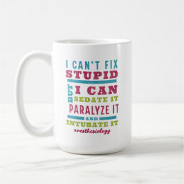 Grappige CRNA / anesthesioloog kan niet repareren  Koffiemok