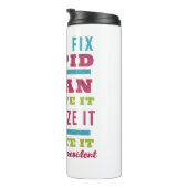 Grappige CRNA / anesthesioloog kan niet repareren  Thermosbeker (Geroteerd rechts)