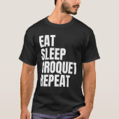 grappige croquet t-shirt (Voorkant)