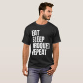 grappige croquet t-shirt (Voorkant volledig)