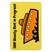 Grappige Cruise Cabine deur magneet - Beauty Rest (Verticaal)