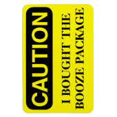 Grappige Cruise Cabine deur magneet - Booze pakket (Verticaal)