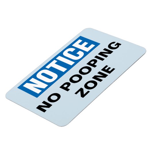 Grappige Cruise Cabine deur magneet - geen poepen (Linkerzijde)