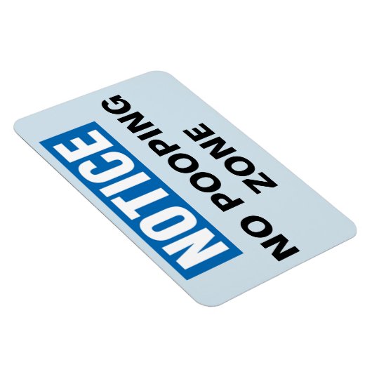 Grappige Cruise Cabine deur magneet - geen poepen (Rechterzijde)