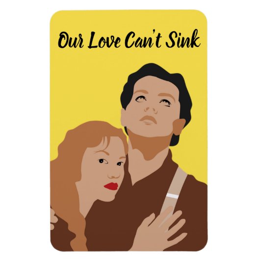 Grappige Cruise Cabine deur magneet - onze liefde (Verticaal)