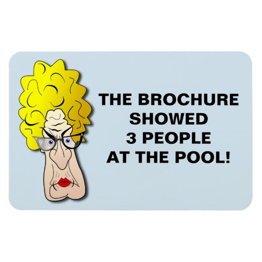 Grappige Cruise Cabine Deurmagneet - Brochure Magneet (Horizontaal)