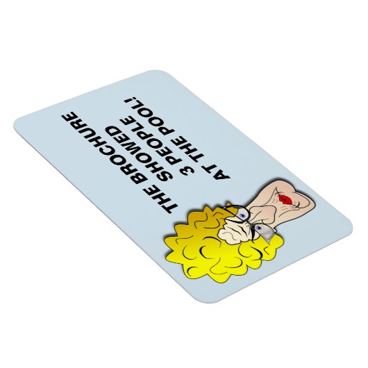 Grappige Cruise Cabine Deurmagneet - Brochure Magneet (Rechterzijde)