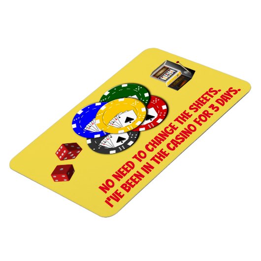 Grappige Cruise Cabine Deurmagneet - Casino Magneet (Linkerzijde)