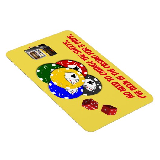 Grappige Cruise Cabine Deurmagneet - Casino Magneet (Rechterzijde)