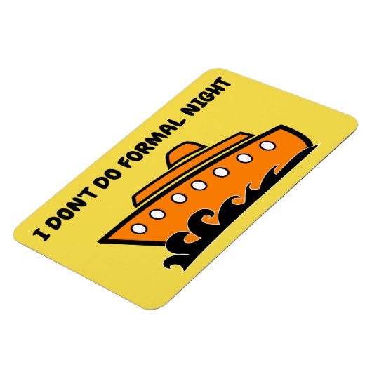 Grappige Cruise Cabine Deurmagneet - Formele Nacht Magneet (Linkerzijde)