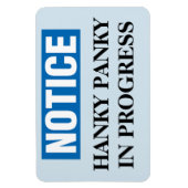 Grappige Cruise Cabine Deurmagneet - Hanky Panky Magneet (Verticaal)