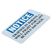 Grappige Cruise Cabine Deurmagneet - Laatste worst Magneet (Linkerzijde)