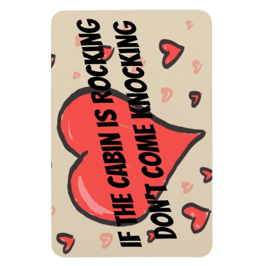 Grappige Cruise Cabine Deurmagneet Magneet (Verticaal)