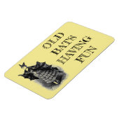 Grappige Cruise Cabine Deurmagneet - Old Bats Magneet (Linkerzijde)