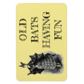 Grappige Cruise Cabine Deurmagneet - Old Bats Magneet (Verticaal)