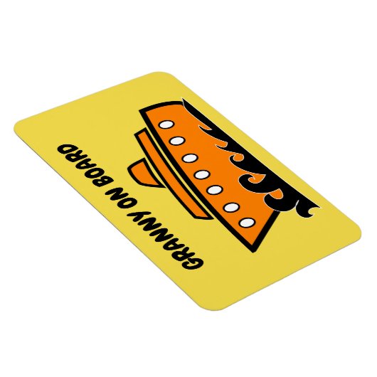 Grappige Cruise Cabine Deurmagneet - Oma aan boord Magneet (Rechterzijde)