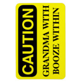 Grappige Cruise Cabine Deurmagneet - Oma Booze Magneet (Verticaal)