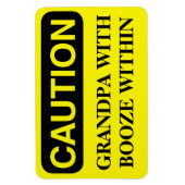 Grappige Cruise Cabine Deurmagneet - Opa Booze Magneet (Verticaal)