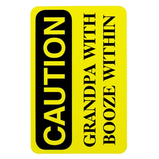 Grappige Cruise Cabine Deurmagneet - Opa Booze Magneet (Verticaal)