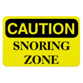 Grappige Cruise Cabine Deurmagneet - Snoring Zone Magneet (Horizontaal)