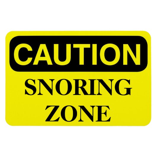Grappige Cruise Cabine Deurmagneet - Snoring Zone Magneet (Horizontaal)
