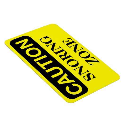 Grappige Cruise Cabine Deurmagneet - Snoring Zone Magneet (Rechterzijde)