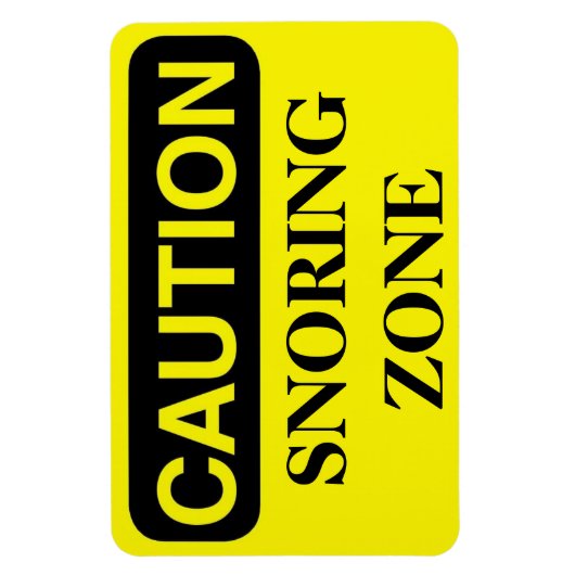 Grappige Cruise Cabine Deurmagneet - Snoring Zone Magneet (Verticaal)