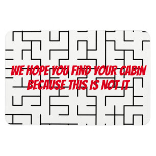 Grappige Cruise Cabine Deurmagneet - Vind uw Cabin Magneet