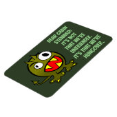 Grappige Cruise Cabine Door Hungover Magneet (Linkerzijde)