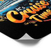 Grappige Cruise Countdown Is Voorbij Het Is Cruise Poster (Hoek)