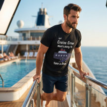 Grappige Cruise Crew Duik Zwarte Personaliseer