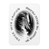 Grappige Cruise Deur Stateroom Gekocht Booze Pakke Magneet (Verticaal)