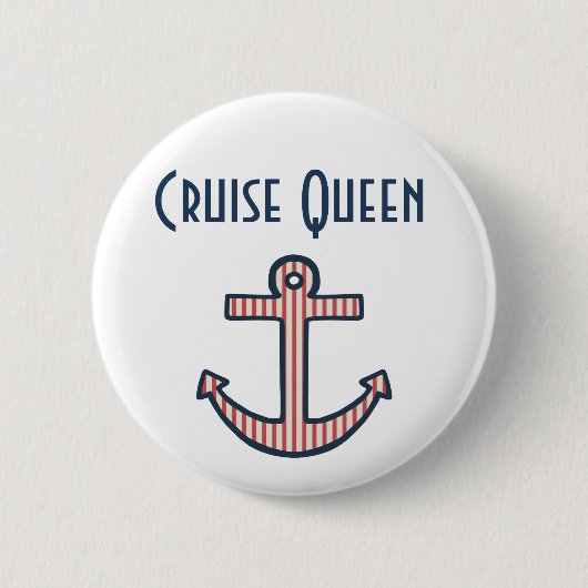 Grappige Cruise Knop Gag Cadeau Ronde Button 5,7 Cm (Voorkant)
