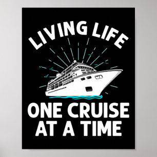 Grappige Cruise Kunst Mannen Vrouwen Familie Cruis Poster