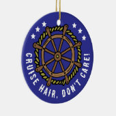 Grappige Cruise Lover Quote Kerstmis Keramisch Ornament (Rechts)