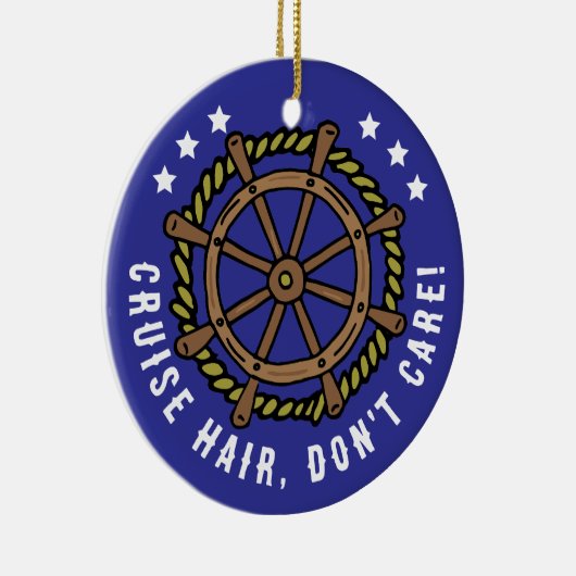 Grappige Cruise Lover Quote Kerstmis Keramisch Ornament (Rechts)