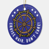 Grappige Cruise Lover Quote Kerstmis Keramisch Ornament (Links)