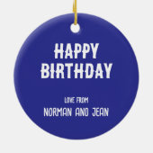 Grappige Cruise Lover Quote Kerstmis Keramisch Ornament (Achterkant)