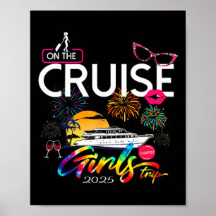 Grappige Cruise Meidenreis 2025 Vrouwen Cruisen Bo Poster